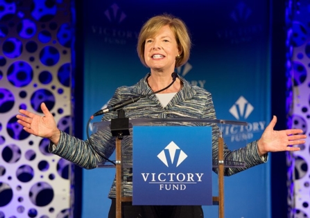 Tammy Baldwin at Victory Fund National Champagne Brunch 2017