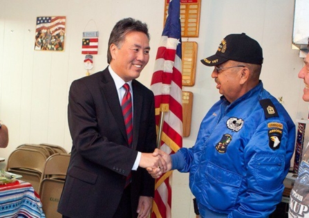 Mark Takano meets Vets