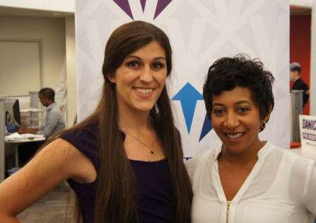 Danica Roem & Aisha Moodie-Mills at Victory Fund Offices