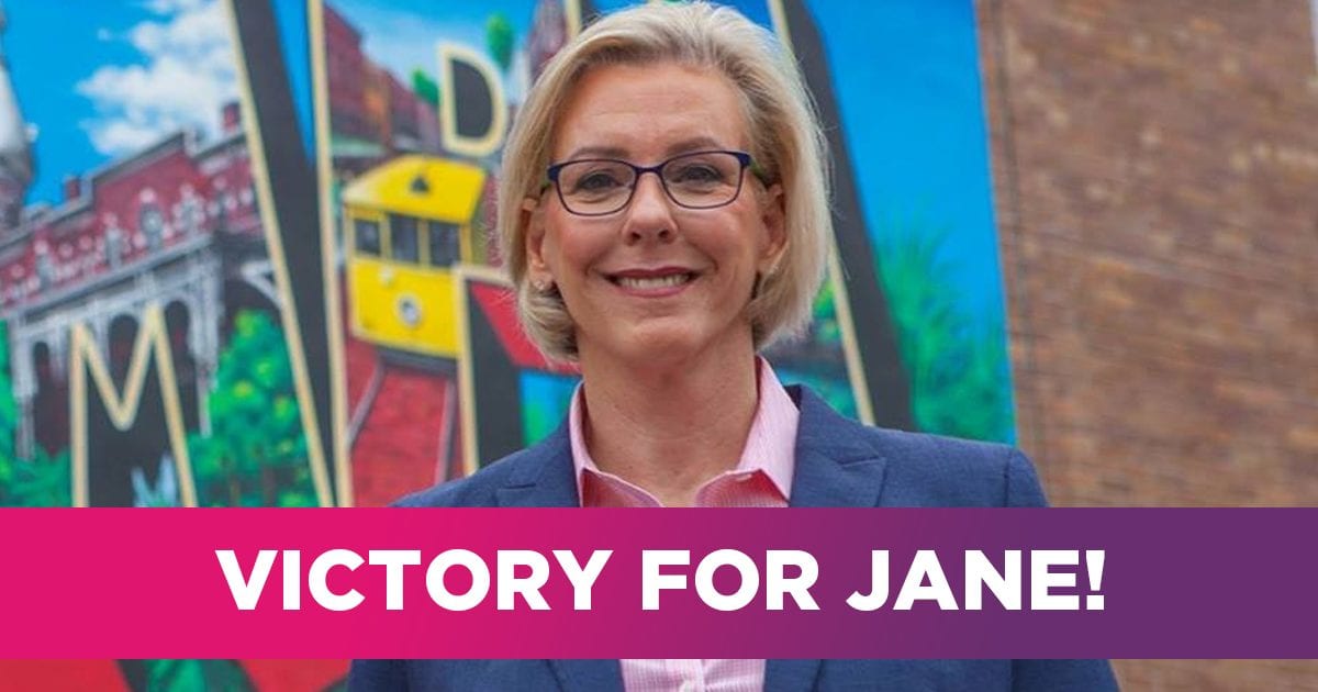 Victory for JAne